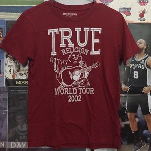 True Religion Vintage Looking Buddha Graphic Tee